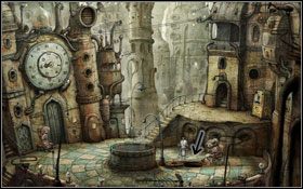 Kobieta rzuca radiem , a my je sobie zabieramy #1 - [Opis przejścia] Scena 12 | Machinarium - Machinarium - poradnik do gry