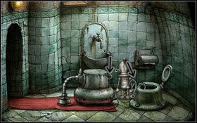 Używając przełącznika przy drzwiach #1 , wyłączamy zasilanie - [Opis przejścia] Scena 17 | Machinarium - Machinarium - poradnik do gry