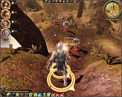 Jeżeli wybrałeś walkę to do pokonania będzie niewielka grupka strażników oznaczonych jako prywatna milicja (wojownicy i łucznicy) - Królewski powiernik | Questy | Dragon Age Początek - Powrót do Ostagaru - Dragon Age: Początek - Powrót do Ostagaru - poradnik do gry