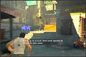 W trakcie przechadzki uruchomiony zostanie trening, poznasz najbardziej podstawowe mechaniki poruszania się (zmiana kamery, przeskakiwanie przez przeszkody, kucanie, czy system osłon) - [Opis przejścia - Etap 1] cz. 1 - Army of Two: The 40th Day - poradnik do gry