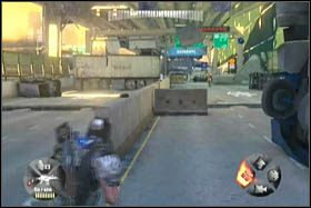 Gdy wszyscy zginą, przejdź autostradą do końca, następnie przez powaloną ciężarówkę i zeskocz na dół - [Opis przejścia - Etap 2] cz. 3 - Army of Two: The 40th Day - poradnik do gry