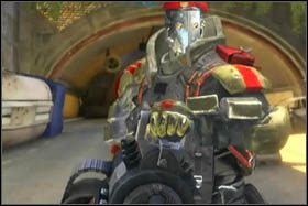 Idąc w kierunku białych pojazdów i zeskakując poziom niżej, załączy się scenka - [Opis przejścia - Etap 2] cz. 3 - Army of Two: The 40th Day - poradnik do gry