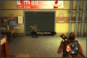 W chwili wyeliminowania niebezpieczeństwa, przechodzimy do zamkniętego przejścia - opuszczonej rolety - [Opis przejścia - Etap 4] cz. 2 - Army of Two: The 40th Day - poradnik do gry