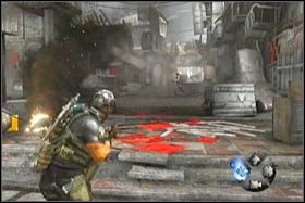 Etap, tradycyjnie, rozpoczynamy na wąskiej ulicy - [Opis przejścia - Etap 5] cz. 1 - Army of Two: The 40th Day - poradnik do gry