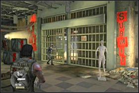 Dalsza droga w przypadku obydwu bohaterów będzie w miarę podobna, z tą tylko różnicą, że Rios [1] podążać będzie sam za przewodami na podłodze, a Salem [2] za tajemniczym kompanem - [Opis przejścia - Etap 5] cz. 2 - Army of Two: The 40th Day - poradnik do gry