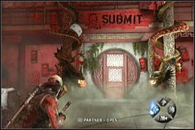 Dalsza droga prowadzić będzie przez oświetlony na czerwono budynek - [Opis przejścia - Etap 7] cz. 2 - Army of Two: The 40th Day - poradnik do gry