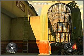 Koperta druga znajduje się koło miejsca, w którym za zadanie będziesz mieć uwolnić zakładnika zamkniętego w klatce - [Sekrety - Etap 3] - Army of Two: The 40th Day - poradnik do gry