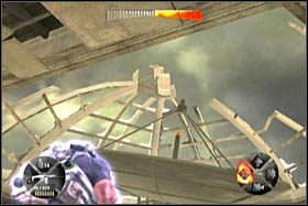 Drugi kot - na szczęście - ukryty został w bardzo charakterystycznym miejscu - nad wielkim talerzem satelitarnym, w centrum handlowym, tuż przed końcem etapu - [Sekrety - Etap 5] - Army of Two: The 40th Day - poradnik do gry