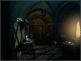 Porozmawiaj z mnichem , a potem obejrzyj kapliczkę po prawej - Akt 16 | Opis przejścia Memento Mori - Memento Mori - poradnik do gry