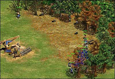 Gdy tylko przejdziemy do Castle Age, produkujemy szybko kilka machin oblężniczych i ruszamy z niespodziewanym atakiem na wroga - Celtowie | Frakcje w Age of Empires II The Age of the Kings - Age of Empires II: The Age of the Kings - poradnik do gry