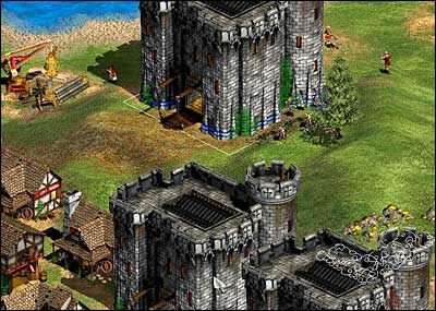 Dzięki temu, w razie niebezpieczeństwa będziemy mogli schronić w nich nasze jednostki - Frankowie | Frakcje w Age of Empires II The Age of the Kings - Age of Empires II: The Age of the Kings - poradnik do gry