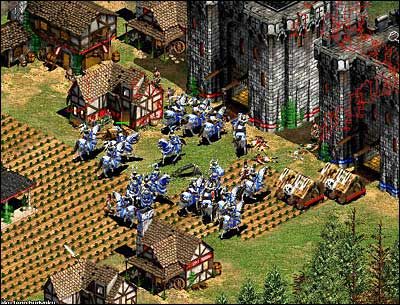 W większości takich potyczek nie obędziemy się bez pomocy Bobmard Cannons (i to sporej liczby) - Frankowie | Frakcje w Age of Empires II The Age of the Kings - Age of Empires II: The Age of the Kings - poradnik do gry