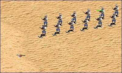 Kolejnym plusem jest możliwość trenowania Wielbłądów- zabójczych w walce z konnica wroga - Chińczycy | Frakcje w Age of Empires II The Age of the Kings - Age of Empires II: The Age of the Kings - poradnik do gry