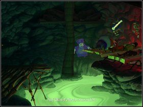 Przejdź w prawo i zabierz bambusowe laski z kosza - Rozdział 3 | Opis przejścia | Ghost Pirates of Vooju Island - Ghost Pirates of Vooju Island - poradnik do gry