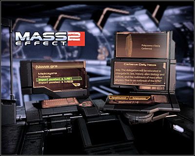 Z menu głównego możesz wybrać opcję zabawy nową postacią lub importowaną (z pierwszej lub drugiej części - już po jej ukończeniu). - Mass Effect 2: Stworzenie lub importowanie postaci - różnice, ważne informacje - Mass Effect 2 - poradnik do gry