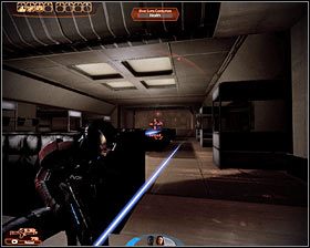 Tradycyjnie już w pierwszej kolejności musisz zadbać o to żeby Twoi podwładni znaleźli się z dala od miejsc ostrzeliwanych przez myśliwiec - Mass Effect 2: Akta, Archanioł - opis przejścia, solucja - Mass Effect 2 - poradnik do gry
