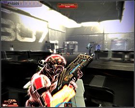 Próba otwarcia drzwi spowoduje zainicjowanie krótkiej cut-scenki, z której dowiesz się o zdradzie naczelnika - Mass Effect 2: Akta, Skazaniec - opis przejścia, solucja - Mass Effect 2 - poradnik do gry