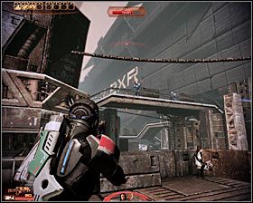 Kawałek dalej czeka na Ciebie nieco większa grupka przeciwników - Mass Effect 2: Akta, Przywódca - opis przejścia, solucja - Mass Effect 2 - poradnik do gry