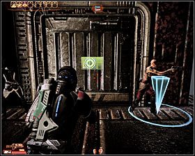 Po znalezieniu się w nowym pomieszczeniu rozejrzyj się za amunicją do ciężkich broni i otwórz sejf (4000 kredytów ) - Mass Effect 2: Akta, Przywódca - opis przejścia, solucja - Mass Effect 2 - poradnik do gry