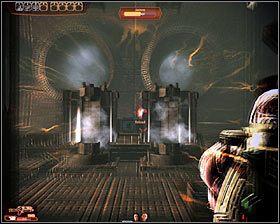Do hali możesz wejść sam lub w otoczeniu drużyny - Mass Effect 2: Akta, Przywódca - opis przejścia, solucja - Mass Effect 2 - poradnik do gry