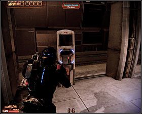 Teraz możesz włamać się do sąsiedniego pomieszczenia magazynu (pierwszy screen), co wiąże się z koniecznością zaliczenia mini-gry - Mass Effect 2: Akta, Profesor - opis przejścia, solucja - Mass Effect 2 - poradnik do gry