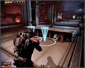 Po zlikwidowaniu wszystkich wrogów udaj się w stronę urządzenia, którego tak zaciekle bronili - Mass Effect 2: Akta, Profesor - opis przejścia, solucja - Mass Effect 2 - poradnik do gry