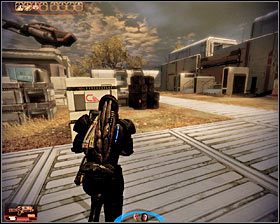 Walcz tak długo aż wyświetlona zostanie cut-scenka informująca o uaktywnieniu dział i pojawieniu się na planszy pełnoprawnego bossa - Pretorianina - Mass Effect 2: Horyzont - opis przejścia, solucja - Mass Effect 2 - poradnik do gry