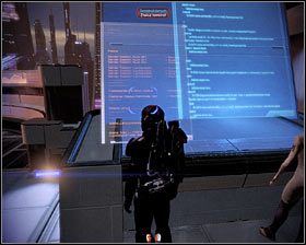 Drugi terminal znajduje się wewnątrz baru Wieczność (pierwszy screen), niedaleko baru - Mass Effect 2: Illium, Liara TSoni - opis przejścia, solucja - Mass Effect 2 - poradnik do gry