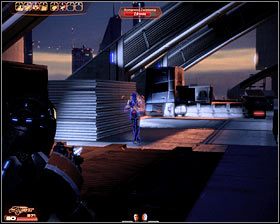 Po znalezieniu się na dachu udaj się w prawo - Mass Effect 2: Akta, Zabójca - opis przejścia, solucja - Mass Effect 2 - poradnik do gry