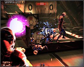 Proponowałbym rozstawić swoich podwładnych na najwyższym poziomie, gdzieś w okolicy terminalu - Mass Effect 2: Moduł identyfikacyjny Żniwiarza - opis przejścia, solucja - Mass Effect 2 - poradnik do gry