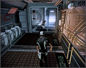 Po znalezieniu się w środku przejdź na drugi koniec laboratorium - Mass Effect 2: Moduł identyfikacyjny Żniwiarza - opis przejścia, solucja - Mass Effect 2 - poradnik do gry