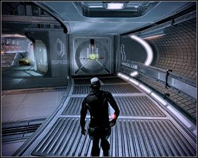 Zignoruj przeciwników , którzy pojawili się w windzie i wybierz pokazany na pierwszym screenie prawy korytarz - Mass Effect 2: Moduł identyfikacyjny Żniwiarza - opis przejścia, solucja - Mass Effect 2 - poradnik do gry