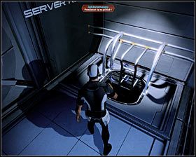 Tu musisz wykonać tylko jedną czynność, a mianowicie skorzystać z pokazanego na pierwszym screenie prawego panelu sterowania rdzeniem SI - Mass Effect 2: Moduł identyfikacyjny Żniwiarza - opis przejścia, solucja - Mass Effect 2 - poradnik do gry