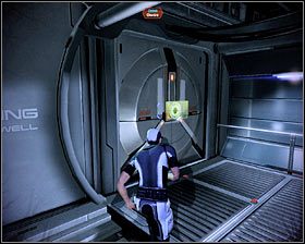 Ponownie kieruj się zgodnie ze wskazaniami palących się czerwonych lampek - Mass Effect 2: Moduł identyfikacyjny Żniwiarza - opis przejścia, solucja - Mass Effect 2 - poradnik do gry
