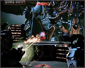 Będziesz teraz musiał przygotować się do zlikwidowania nowych przeciwników, którzy przybędą w to miejsce na pokładzie drugiej platformy - Mass Effect 2: Powstrzymaj Zbieraczy - FINAŁ (etap 2) - opis przejścia, solucja - Mass Effect 2 - poradnik do gry