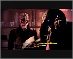 Powróć do miejsca, w którym znajduje się Forvan i ponownie do niego zagadaj - Mass Effect 2: Omega - lista zadań, opis przejścia - Mass Effect 2 - poradnik do gry