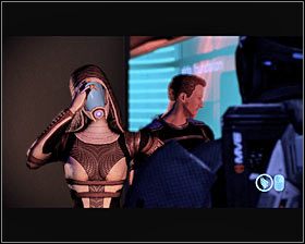 Obiecaj zbadanie sprawy i udaj się do pobliskiego sklepu Aplikacje Saronisa, prowadzonego przez Maraba - Mass Effect 2: Cytadela - lista zadań, opis przejścia - Mass Effect 2 - poradnik do gry
