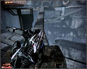 Na górze odnajdziesz drugi pojemnik, który również będzie zawierał 500 jednostek irydu - Mass Effect 2: MSV Estevanico - opis przejścia, solucja - Mass Effect 2 - poradnik do gry