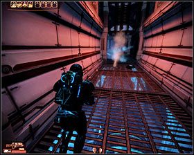 Po drodze natrafisz na boczne pomieszczenie, które dobrze byłoby dokładniej zbadać - Mass Effect 2: Opuszczona stacja badawcza - opis przejścia, solucja - Mass Effect 2 - poradnik do gry