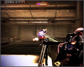 Także i tu musisz szybko rozstawić się za dostępnymi zasłonami, gdyż w oddali pojawią się przeciwnicy - Mass Effect 2: Mordin, Stara krew - opis przejścia, solucja - Mass Effect 2 - poradnik do gry
