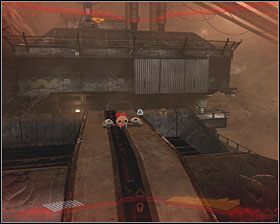 Kiedy przejdziesz w pobliże wielkiego budynku na początku misji, koniecznie obróć się w lewo - Refinery | Trofea w Aliens vs Predator - Aliens vs Predator - poradnik do gry