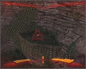 Po wyjściu z jaskini na teren, gdzie znajduje się wrak statku kosmicznego, od razu skręć w prawo - Ruins | Trofea w Aliens vs Predator - Aliens vs Predator - poradnik do gry