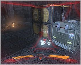 Po wejściu do sali z trzema zamkami, podejdź do leżącej na wprost skrzyni - Pyramid | Trofea w Aliens vs Predator - Aliens vs Predator - poradnik do gry