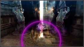 Za drzwiami dobiegamy do dwóch posągów [1] - Chapter I: The Angels Metropolis | Opis przejścia Bayonetta - Bayonetta - poradnik do gry