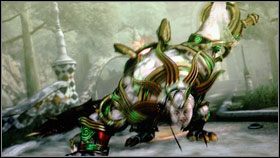 Dochodzimy do placu z fontanną [1] - Chapter I: The Angels Metropolis | Opis przejścia Bayonetta - Bayonetta - poradnik do gry