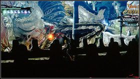 Wychodzimy z komnaty, a Bayonetta zaczyna sobie przypominać dawną walkę z olbrzymim aniołem [1] - Chapter I: The Angels Metropolis | Opis przejścia Bayonetta - Bayonetta - poradnik do gry