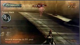 Na dole czeka nas kolejna walka, a następnie długa cut-scenka, w której poznamy tajemniczą blond wiedźmę [1] - Prologue: The Vestibule | Opis przejścia Bayonetta - Bayonetta - poradnik do gry