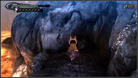 Wspinając się na górę [1], skręcamy w lewo - Chapter III: The Burning Ground (2) | Opis przejścia Bayonetta - Bayonetta - poradnik do gry