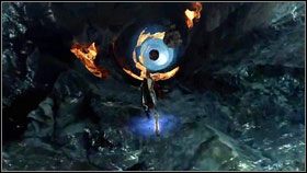 Wracamy na główną ścieżkę i wchodzimy do tunelu - Chapter III: The Burning Ground (2) | Opis przejścia Bayonetta - Bayonetta - poradnik do gry