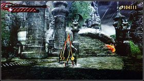 Po doleceniu na miejsce, stoczymy walkę z aniołami Harmony [1] - Chapter V: The Lost Holy Grounds | Opis przejścia Bayonetta - Bayonetta - poradnik do gry